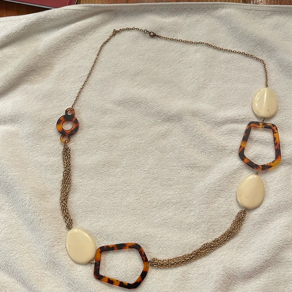 Tortoiseshell necklace